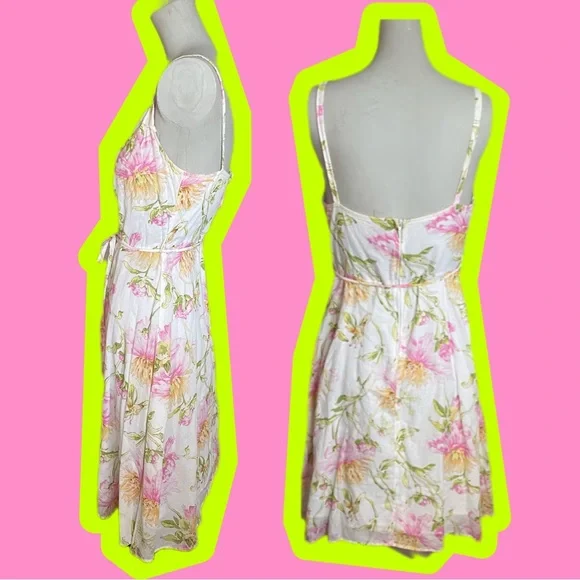 Y2K Just in Time Floral Garden Party Dress - Picture 2 of 5
